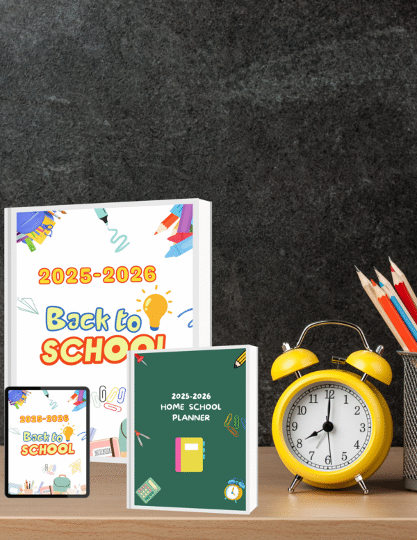 back to school planner 2025 2026 – printable student organizer & academic calendar