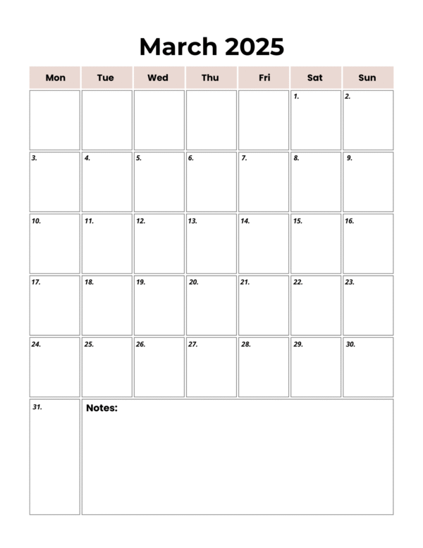 5 year monthly planner (2025–2029) + free smoothie ebook