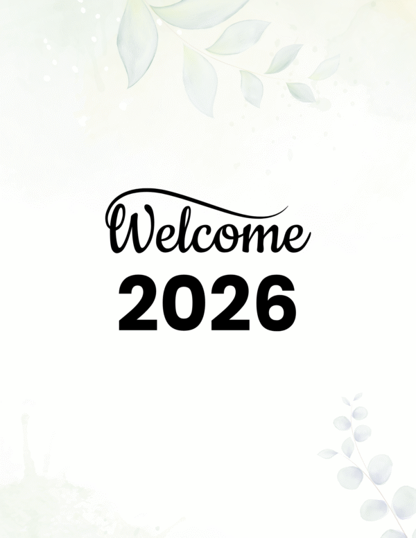 5 year monthly planner (2025–2029) + free smoothie ebook